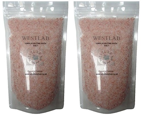 (2 Pack) - Westlab - Himalayan pink bath salts | 5000g | 2 PACK BUNDLE