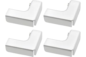 UFURMATE Lot de 4 connecteurs de verre en alliage d'aluminium à 2 voies, support de fixation sans bord pour fixation ou bricolage d'aquarium, pare-vent, vitrine en verre, pour 8 à 12 mm d'épaisseur