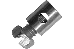 cyclingcolors Serre câble Universel à Visser butée Fixation câble vélo Cyclo Moto Scooter Tondeuse Tracteur (6x7.2mm)