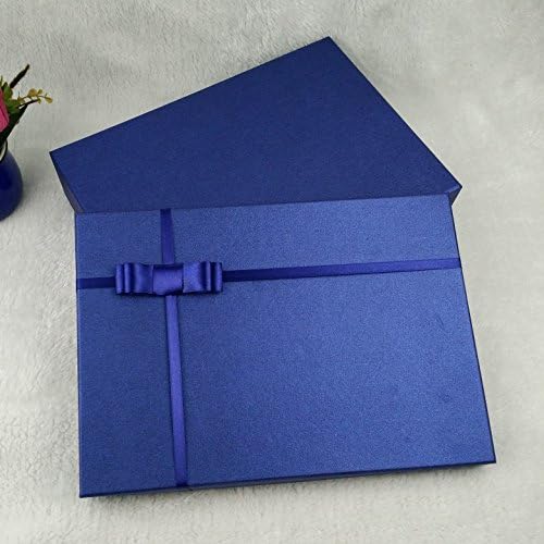 Commercial gift box rectangular album wedding gift box,blue