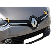BTM AUTOMOTIVE (569)4 Chrome Front Shutter 2012-2018 Compatible with Renault Clio