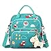 Produktbild Multi Farben Leinwand Baby Tasche -1 Stück Wickeltasche ordentlich Container Rucksack-Geeignet für Mama Mutter Mutterschaft Rucksack Handtasche Baby Windeltaschen,E