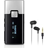 ENKLOV Tragbares DAB Radio Taschenradio mit Kopfhörer, Digitales DAB DAB+ UKW FM Radio, Ansteckbares Design Clip-on Super lei