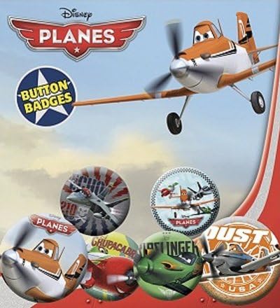 Disney Pixar Planes Badge Set Pack
