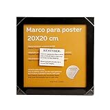 marco 20x20 ikea Con protección frontal en plexiglas. (Al abrir el marco, retirar los plasticos protectores del plexiglas)