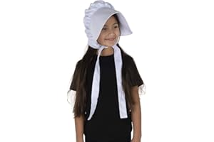 Dress Up America Cofano Vittoriano Da Donna Pioneer - Colonial Pilgrim - Usura Della Testa Del Cofano In Poliestere