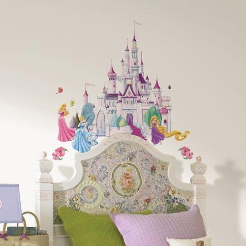 Preisvergleich Produktbild Disney Princess Prinzessin, Wandsticker Castle, Märchenschloss USA