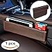 Produktbild FancyAuto Organizer für Auto Sitz Tasche Schlitz Tasche Aufbewahrungsbox Ablagefach mit PU Leder Kleinteile gutes autozubehör Geeignet für die meisten Autos(Brown)
