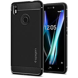 spigen Rugged Armor Funda para teléfono móvil 13,2 cm (5.2") Negro - Fundas para teléfonos móviles (Funda, BQ, Aquaris X/X Pro, 13,2 cm (5.2"), Negro)