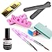 Nail Art Starter Acrylic Powder Acrylic Liquid primer Buffing Brushes Full Set