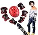 Produktbild TOPWEL 7 Skate Skateboard Schutz schutzausrüstungen Schützen Set-Helmet mit 6 Ellbogen Knie Handgelenk Pads für Kinder Kinder BMX/Skateboard/Scooter