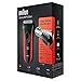 Braun Series 3 ProSkin 3030s Electric Shaver for Men/Rechargeable Electric Razor - Red