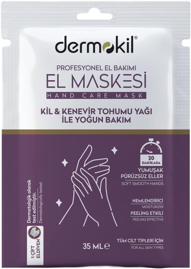 Dermokil Kilden Gelen Güzellik El Maskesi Nemlendirici Peeling Etkili