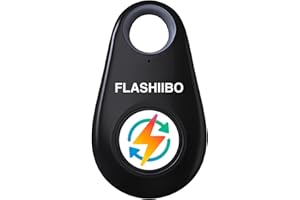 Flashiibo Fob v1 Black, NFC Tag Emulator, 1 Save Lot, Unlimited Rewrite, UID Regen