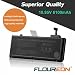 Produktbild FLOUREON Notebook 10,95V 6100mAh 67Wh Batterie Mit Der Hochleistung Laptop Li-Polymer Ersatz Akku Für A1322 MacBook Pro 13'' A1278 2009-2012 Version NEU Generation Modell