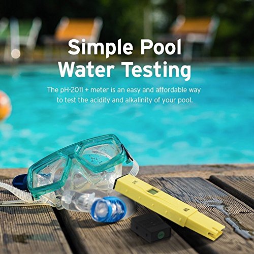 Digital pH Meter Messgerät , GYOYO PH Wert Wasser Messgerät PH Tester Meter Prüfer 0-14 für Aquarium Pool Schwimmbad, Pool, Landwirtschaft Aquarium Wein Urin usw. keine Zubehör - 6