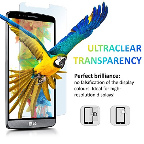 2x LG K4 (2017) Schutzfolie Klar Display Schutz [Crystal-Clear] Screen protector Bildschirm Handy-Folie DÃ¼nn Displayschutz-Folie fÃ¼r LG Mobile K4 (2017) Displayfolie