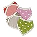 Bears Organics for Kids Spotty "Reversible Neckerchief" Organic Cotton Global Organic Textile Standard Light Blue