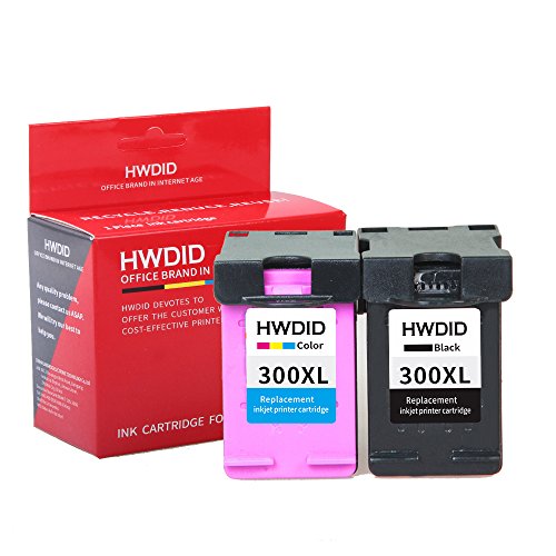 HWDID wiederaufbereitete 300XL Druckerpatronen Ersatz für HP 300 XL CC641EE CC644EE für Deskjet D5660 F2400 F2410 F2420 F2430 F2440 F2480 F2492 F4200 F4210 (Schwarz , Farbig) - 6