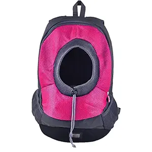 Foodie Puppies Portable Dog Cat Pet Backpack Carrier Bag for Outdoor Travel (Color May Vary)