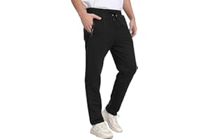 JustSun Jogginghose Herren Baumwolle Sporthose Herren Fitness mit Reißverschlusstaschen
