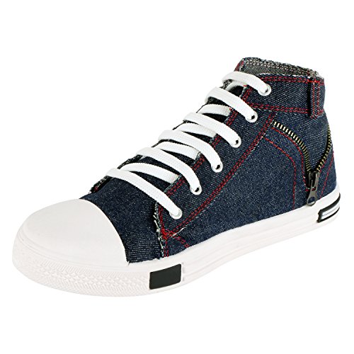 Maddy Top Quality Blue High Neck Sports Shoes For Men's In Various Sizes