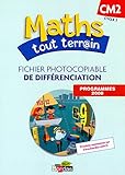 Image de Maths tout terrain CM2 • Fichier photocopiable de différenciation