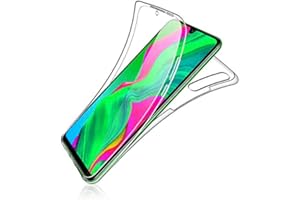 COPHONE - Funda para Huawei P30 Lite 100% Transparente 360 Grados de protección Completa Delantera Suave + Trasera rígida. Funda táctil 360 Grados antigolpes para Huawei P30 Lite
