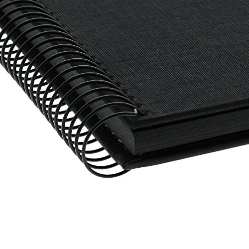 Goldbuch Spiralalbum, Bella Vista, 35 x 30 cm, 40 schwarze Seiten, Leinen, Schwarz, 25997 - 3