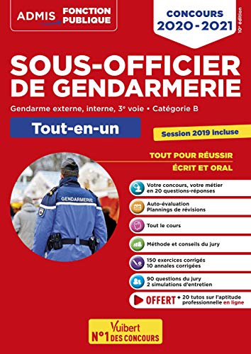 Concours Sous-officier de gendarmerie - Catégorie B - Tout-en-un - 20 tutos offerts - Gendarme ext Concours Sous-officier de gendarmerie - Catégorie B - Tout-en-un - 20 tutos offerts - Gendarme ext