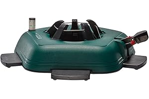 Krinner® Tree Genie L Christbaumständer Weihnachtsbaumständer mit extra Stabilisierungsfüße Baumhöhe 3,30m inkl. Fußpedal und 3,8 Liter Wassertank 94735