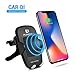 Price comparison product image SXGX Wireless Car Charger Phone Holder, 2-In-1 Car Vent, For Iphonex Iphone8/8Plus, Samsung Galaxy Note8/S9 +S8+/S7/S6edge + /Note5 And Other Smartphone Devices That Support QI