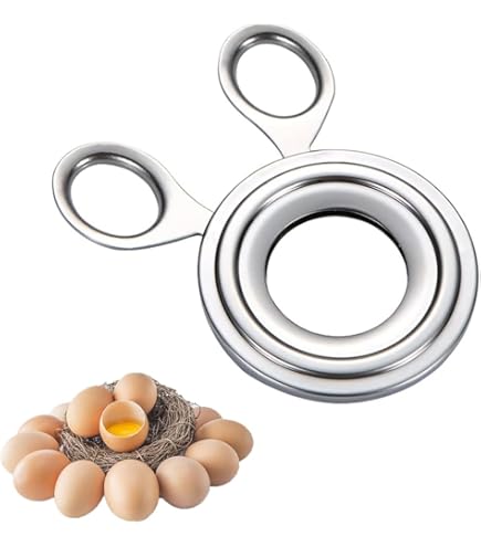 SHSHbuy Eierbecher Set - 6 Stück Weiße Kunststoff Eierhalter Für Perfektes Frühstück