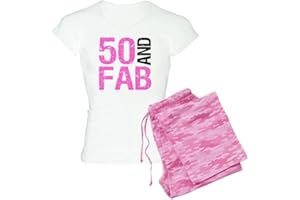 CafePress Fabulous 50Th Birthday Women's Light Women's PJs