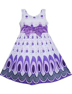 Sunny Fashion - Vestito a pois, bambina, viola