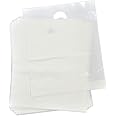 100 X Premium Quality Strong Reusable Clear Plastic Carrier Bags 15"x18 - View #7