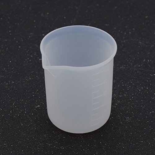 YNuth 100ml Silikon Messbecher Backmessbecher Mensur Transparent Gießen Werkzeug - 2