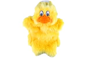 Larcele Lindo marioneta de mano de peluche suave (SO-16 pato amarillo)