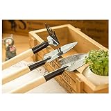 WJX Mini-dreiteilige Gartenwerkzeugn-Set, Gärtner Handwerkwerkzeug-Set, Gartengeschenke, Geschenk-Set für Gartenbedarf