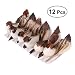 Produktbild WINOMO Künstliche 12 UNIDs Vogel Federn Lindo realistisch schaum Vögel Foto Props Home Table Garden Bonsai Dekoration