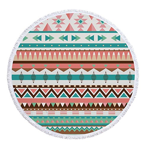 Preisvergleich Produktbild SUYUN Rundes multifunktionales Strandtuch mit Fransengeometrie -01 150 * 150cm