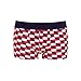 Produktbild • •Boxershorts Unterwäsche LUCKYCAT Heißer Verkauf Mode Herren Boxershorts Print Unterhose Knickers Herren Boxershorts Shorts Unterwäsche Hosen Versuchung Boxershorts (Rot, L)