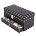 Produktbild Schmuck Display Organizer, Kohlefaser 4 Slots Uhrenbox Schmuck Halter Halskette Ohrringe Armband Armbanduhr Reise Display Speicherorganisator Fall Fach Geschenk Haushalt Dekoration Aufbewahrungsbox