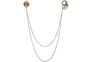 BLESSUME Vintage Retro Lega Spilla Steampunk vittoriano Spilla(24 Styles)