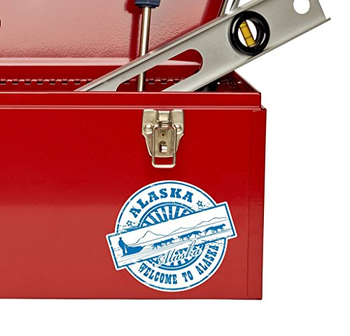 2 x Alaska Vinyl Aufkleber Aufkleber Laptop Reise Gepäck Auto Ipad Schild Fun # 4534 – 15cm/150mm Wide - 4