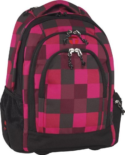 Preisvergleich Produktbild Take It Easy Schulrucksack BERLIN Fire 481209 rot / schwarz