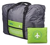 Unisex Impermeable Bolsa de Almacenamiento de viaje Plegable Nylon Embalaje Organizador con Gran Capacidad Accesorio de Viaje - Verde