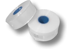 ‎DM-FOLIEN GMBH 1 x Rolle LDPE Schlauchfolie/Verpackungsschlauch - Transparent (100 my, 250 mm Breite x 250 m Länge)