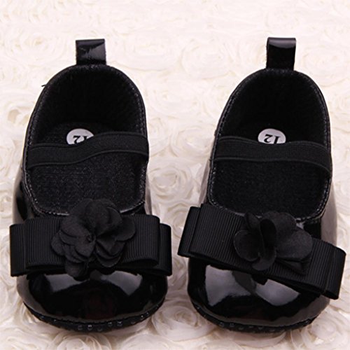 Silverskys(TM)2016 Newborn Baby Girl Shoes First Walkers Cute Flower Bow Sneakers Infant Girl Princess Shoes For Baby 3-15Months