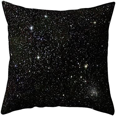 Lilyeyes Black and White Geometric Throw Pillow Case Square Cushion Cover Soft Waist Rest